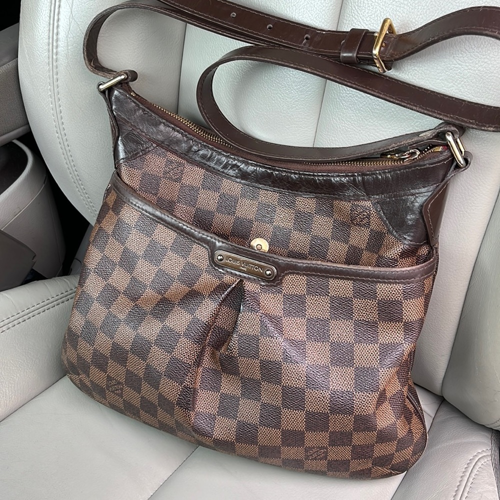 Louis Vuitton Brown Checkered Crossbody Bag